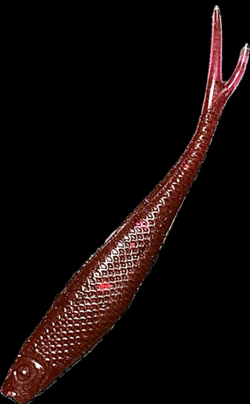 4" Z Jerk Shad Lilly's Pink 4pk - Image 4