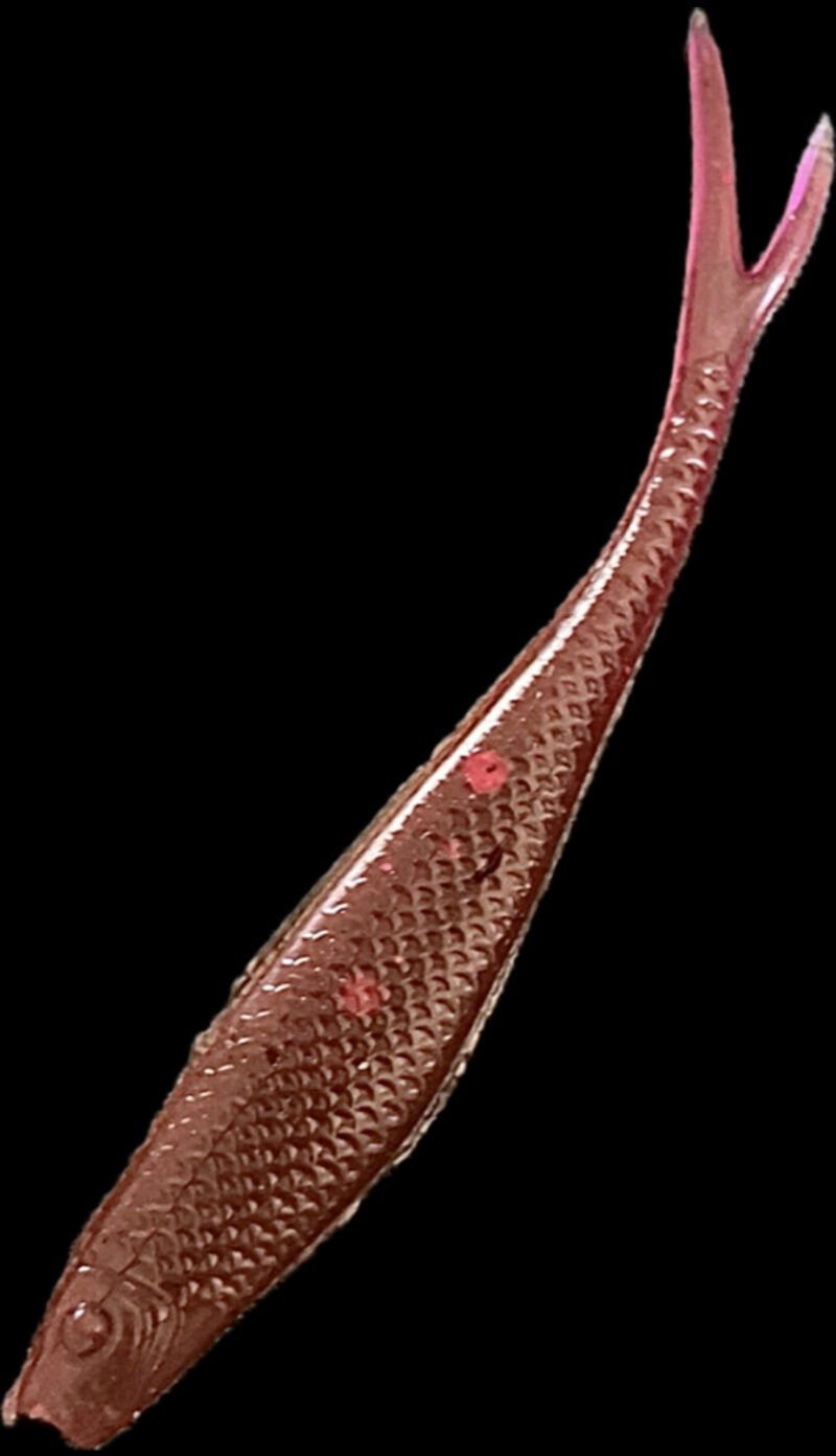 4" Z Jerk Shad Lilly's Pink 4pk - Image 5