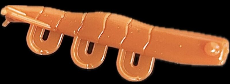 2" Blitz Prawn Orange (Glow) 6pk - Image 2
