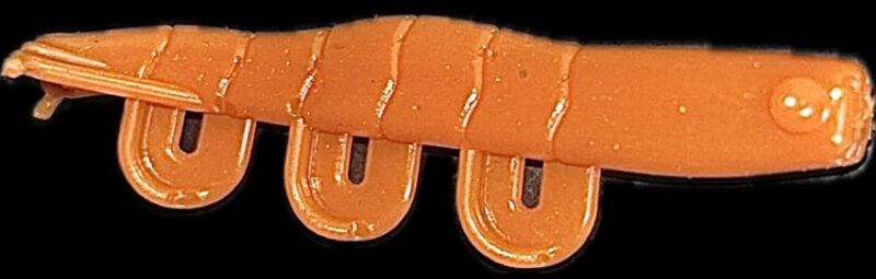 2" Blitz Prawn Orange (Glow) 6pk - Image 3